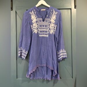 Kyla Seo Embroidered Tunic Size Small